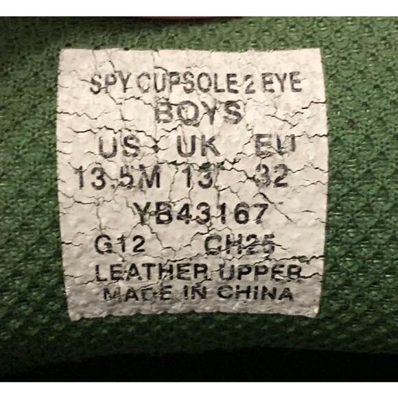 Sperrys Top Sider Boys Shoes Sz. 13.5 Brown Spy Cupsole 2 Eye Leather Boat Shoes - Picture 3 of 12